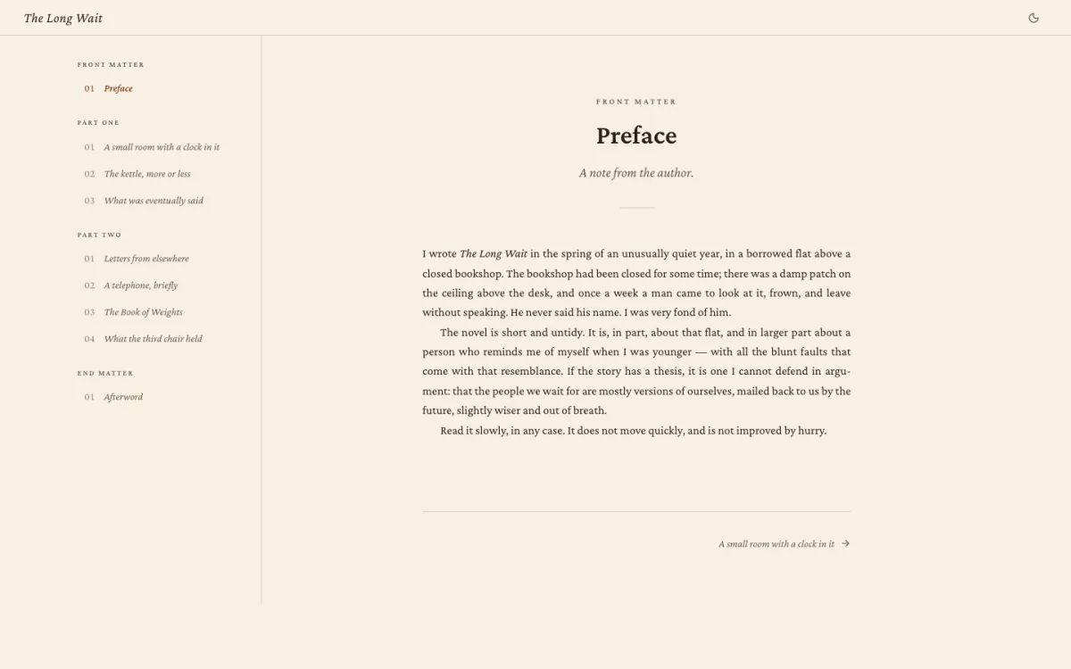 Readable live demo